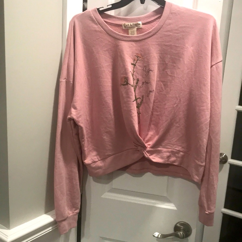 CUT & PASTE light pink sweatshirt XXL